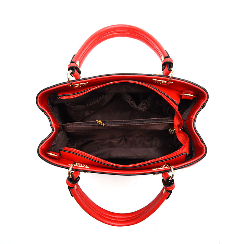 women’s shoulder bag, PU leather bag, large capacity bag