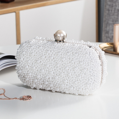 Pearl Evening Clutch Bag for Dinner and Events